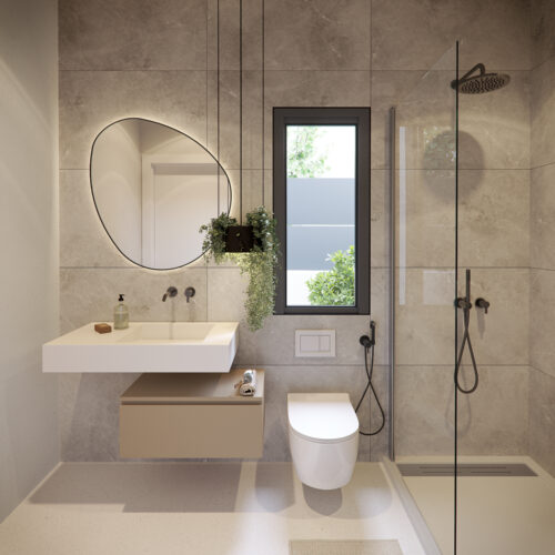 Moderne Design-Villen mit Solarium und Garten