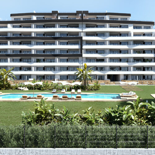 Modernes Neubau-Apartment mit großer Terrasse und Tiefgarage in San Miguel de Salinas