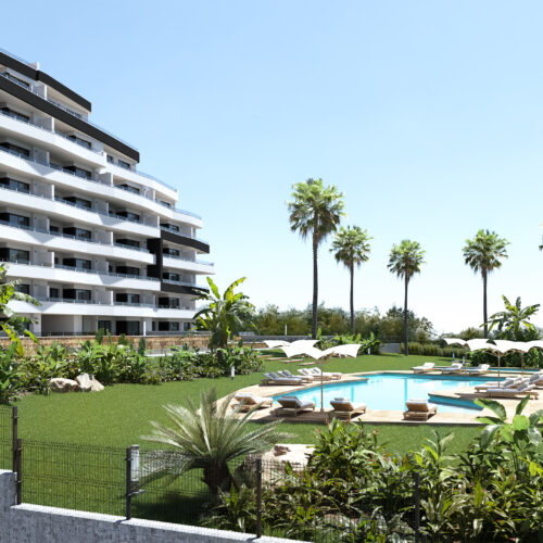 Modernes Neubau-Apartment mit großer Terrasse und Tiefgarage in San Miguel de Salinas