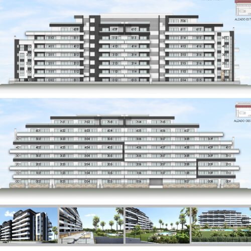 Modernes Neubau-Apartment mit großer Terrasse und Tiefgarage in San Miguel de Salinas