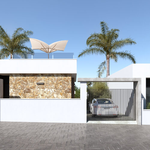 Villa JULIET – Moderne L-förmige Villa mit Privatem Pool und Stilvollem Wohnkomfort in Ciudad Quesada