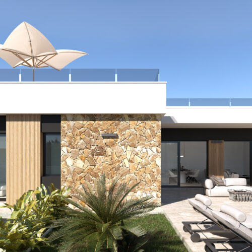 Villa JULIET – Moderne L-förmige Villa mit Privatem Pool und Stilvollem Wohnkomfort in Ciudad Quesada