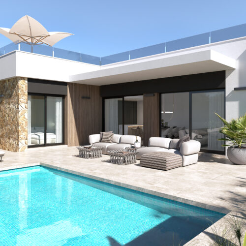 Villa JULIET – Moderne L-förmige Villa mit Privatem Pool und Stilvollem Wohnkomfort in Ciudad Quesada