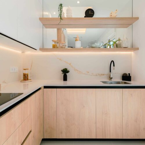 Moderne 3-Zimmer Doppelhaushälfte in der Wohnanlage Olga Centro mit Garten und Gemeinschaftspool