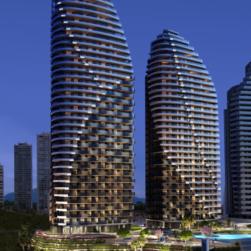 Luxus-Apartments am Poniente-Strand in Benidorm