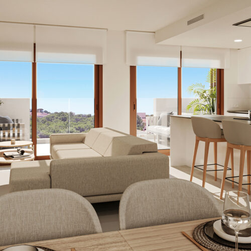 Neubau-Apartments in Cala Lliteres – 250 m zum Meer in idyllischer Lage