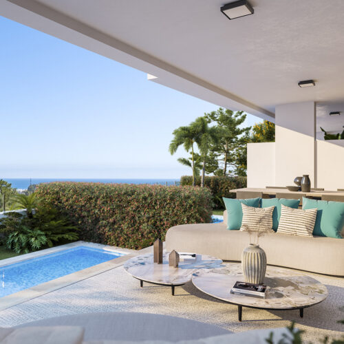 Marine Hills – Exklusive Doppelhaushälften mit Meerblick in Estepona