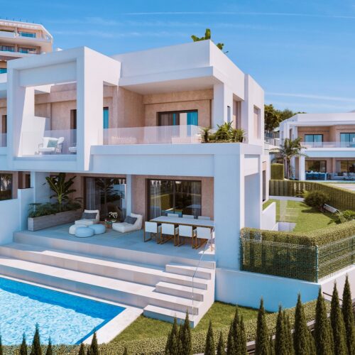 Marine Hills – Exklusive Doppelhaushälften mit Meerblick in Estepona
