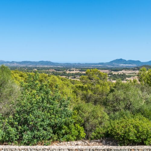Einzigartiges Fincaanwesen mit Ferienvermietungslizenz und spektakulärem Panoramablick über ganz Mallorca.