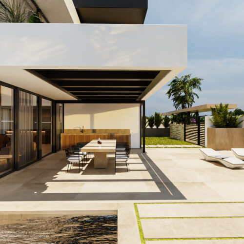 Exklusive Neubauvilla mit Pool und Chill-out-Bereich in La Zenia