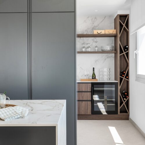 Architektonische Designvilla mit Panorama-Meerblick in Altea