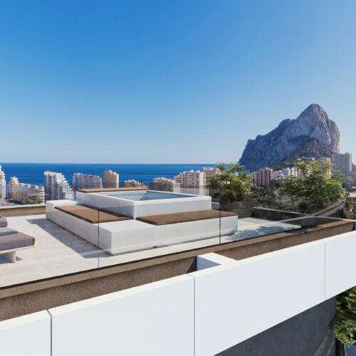Allure Calpe – Luxuriöses 2-Zimmer-Apartment mit Pool und Meerblick