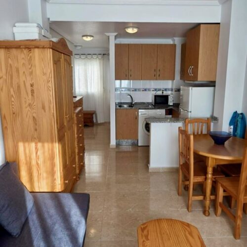 Helles Studio direkt an der Playa del Cura in Torrevieja