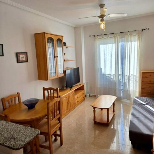 Helles Studio direkt an der Playa del Cura in Torrevieja