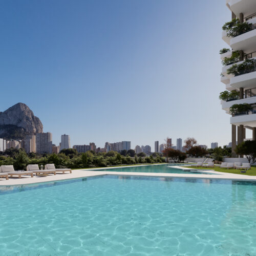 Allure Calpe – Luxuriöses 2-Zimmer-Apartment mit Pool und Meerblick