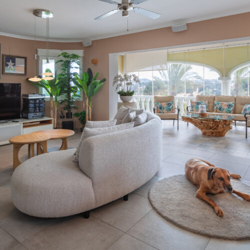 Luxusvilla mit Panorama-Meerblick, Wintergarten & Pool in Bestlage von Jávea