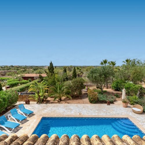 Mediterrane Villa mit Gästeapartment und Meerblick in Cala Santanyí