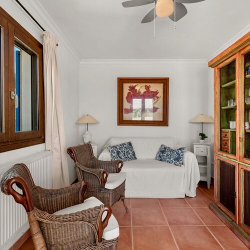 Mediterrane Villa mit Gästeapartment und Meerblick in Cala Santanyí