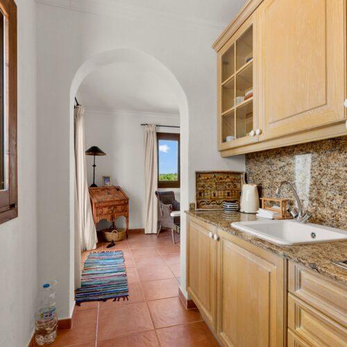 Mediterrane Villa mit Gästeapartment und Meerblick in Cala Santanyí