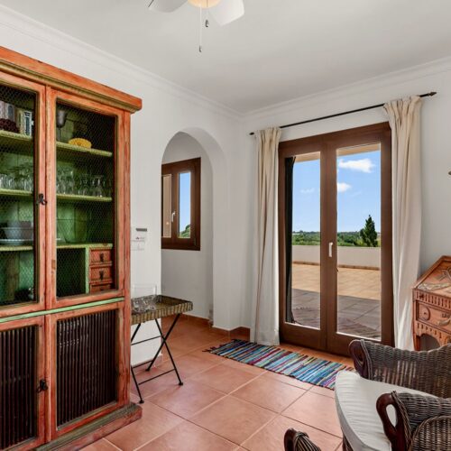 Mediterrane Villa mit Gästeapartment und Meerblick in Cala Santanyí