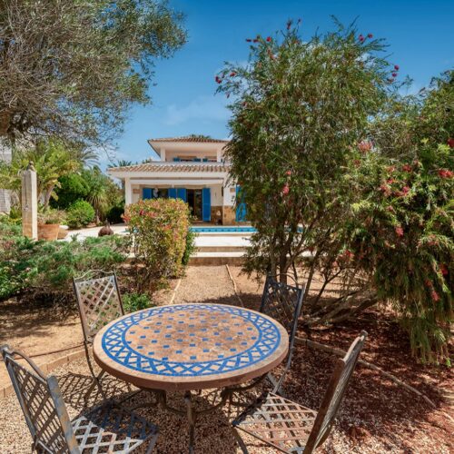 Mediterrane Villa mit Gästeapartment und Meerblick in Cala Santanyí